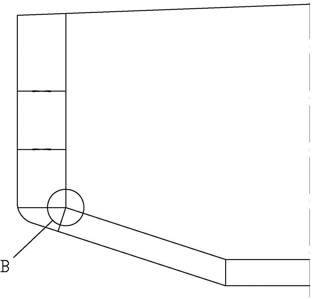 Inclined double-bottom ship based on four-center alignment connection of inner bottom plate and side horizontal girder