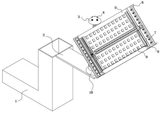 Fresh air supply system based on solar photovoltaic module power supply