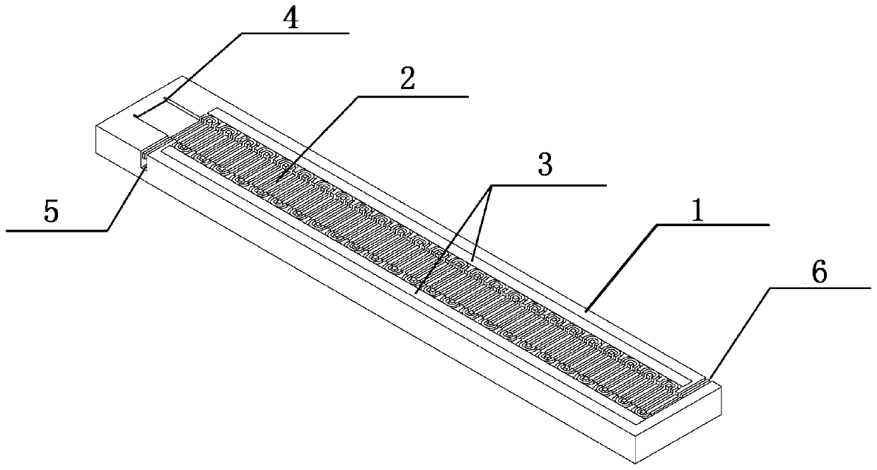 A kind of coaxial zigzag band-like injection slow-wave structure