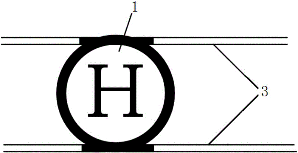 Helicopter landing system and landing method