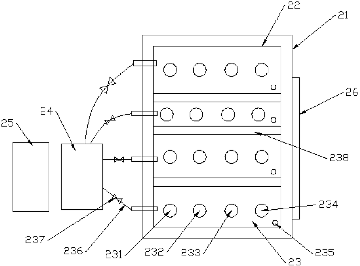 Sealing device for part surface treatment