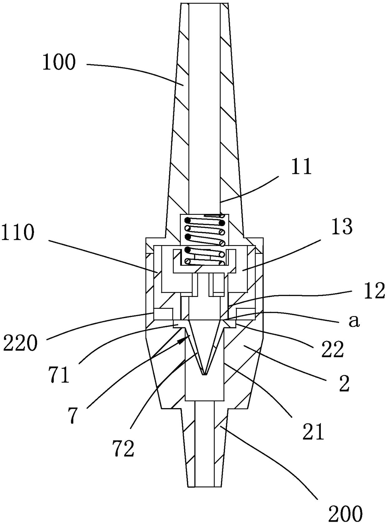 Adapter for drainage bag