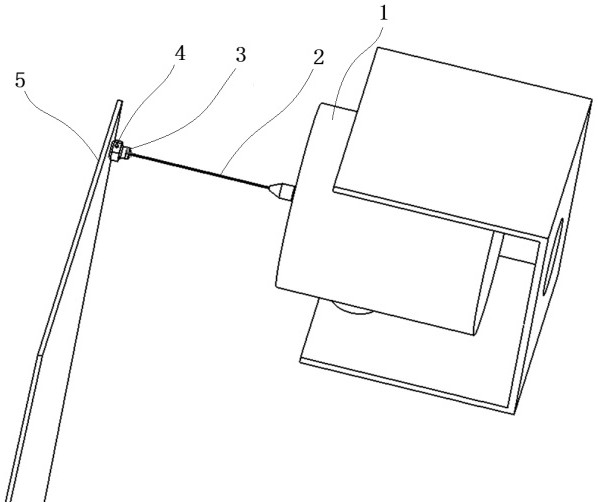 Modal testing device and modal testing method for flexible structure