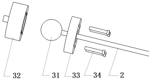 Modal testing device and modal testing method for flexible structure