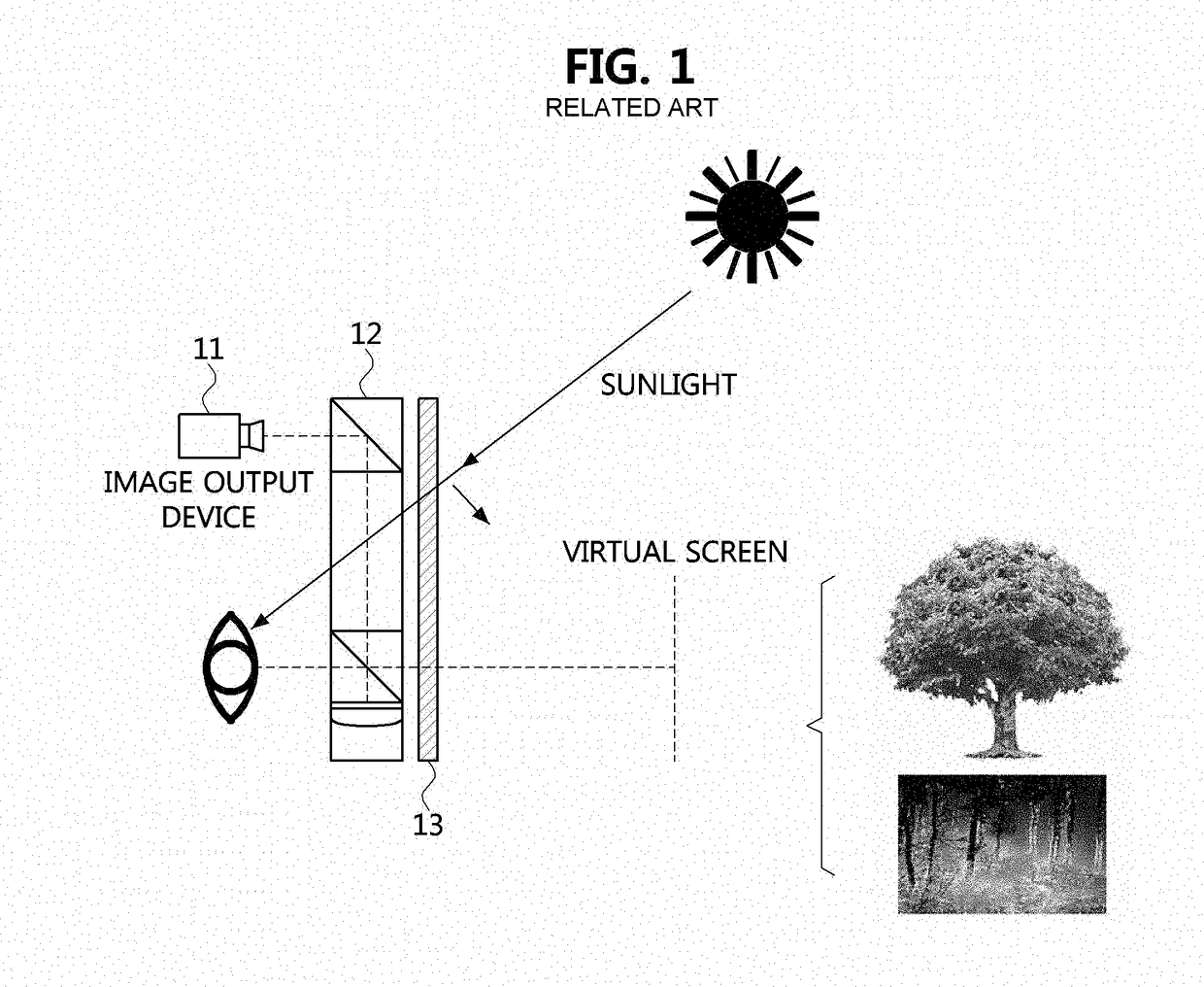 Information image display apparatus and method