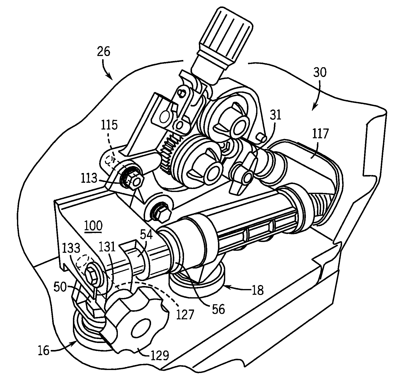 Dual power pin connector assembly for a mig welding machine