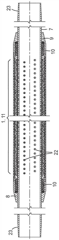 Separating device and use of a separating device