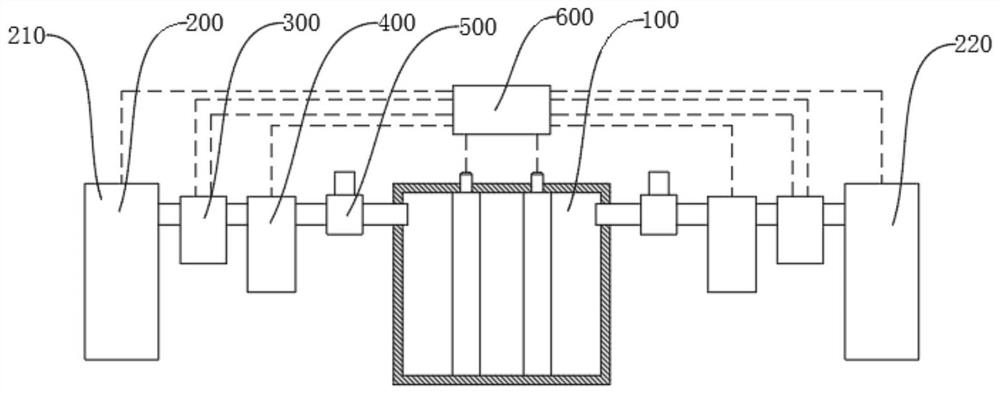 Hydrogen fuel cell device with stable-pressure gas supply