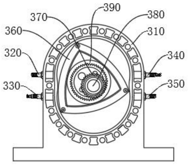 Hydrogen fuel cell device with stable-pressure gas supply