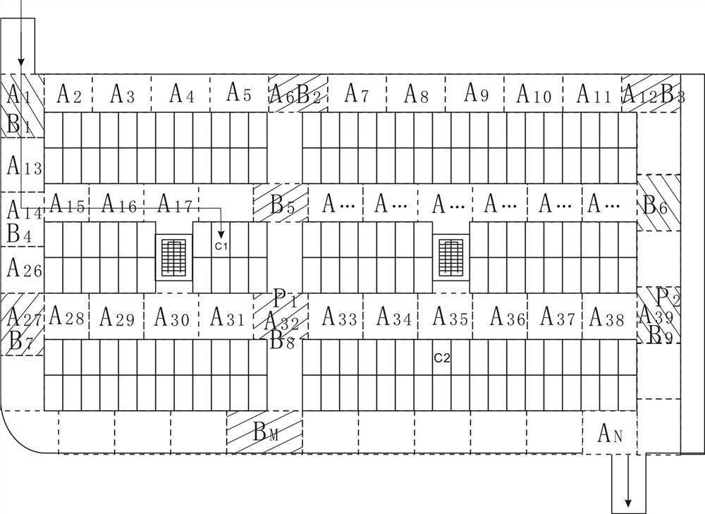 Method and system for managing real-time state of indoor map passing road section