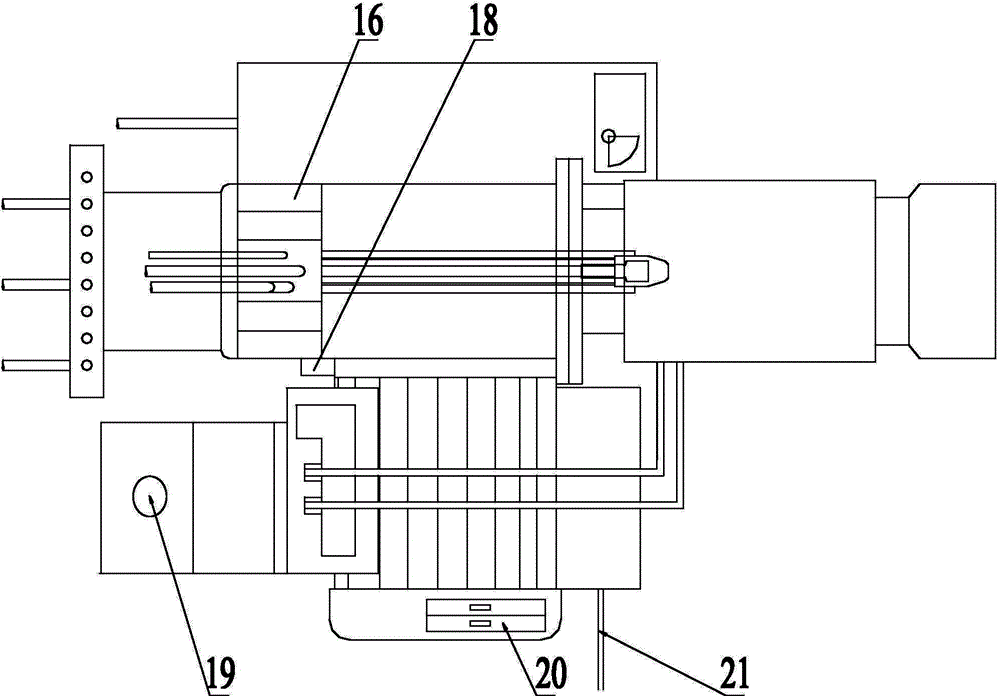 Heating atomization burner