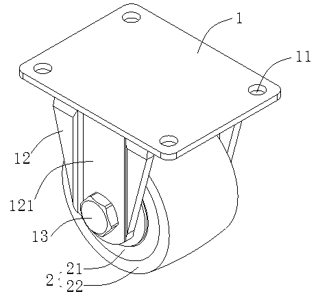 Movable bearing wheel assembly for electric welding machine