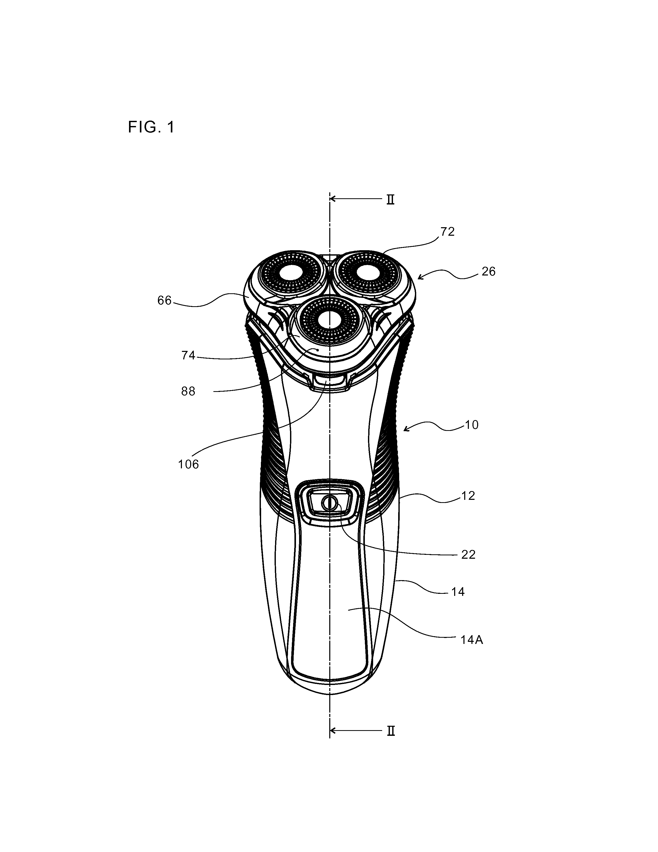 Rotary electric shaver