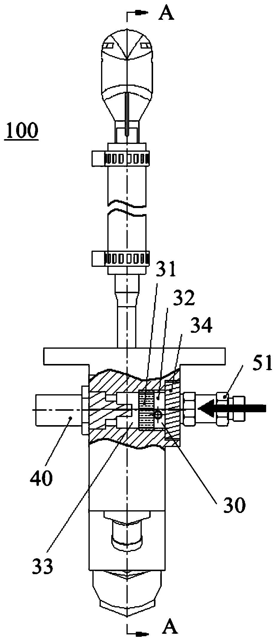 Sanding device for locomotive