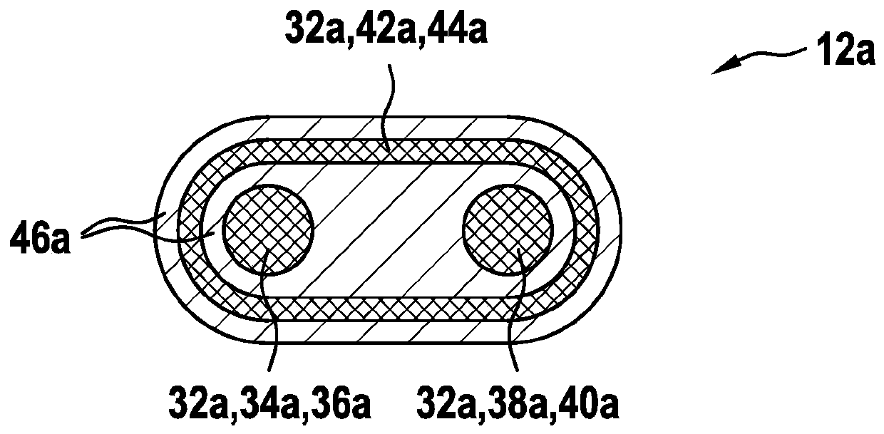 Cable for hand-held power tool