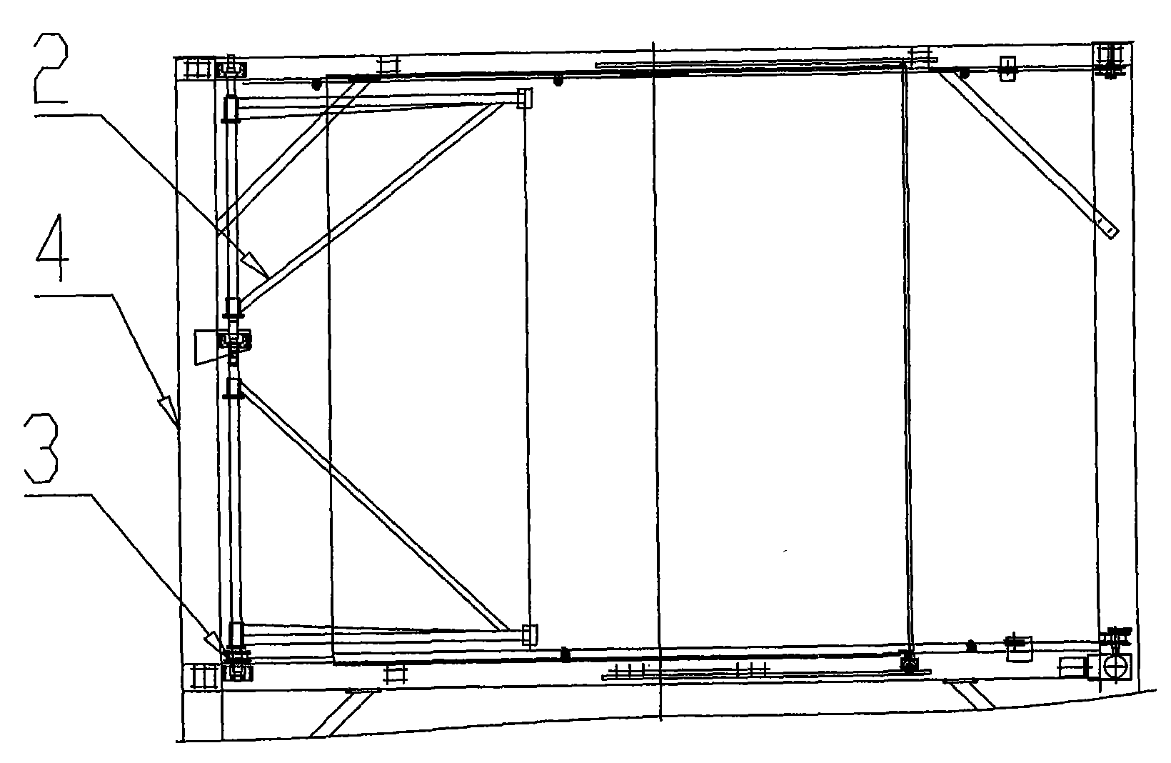 Vertical type wind energy power generation wind collection guiding system