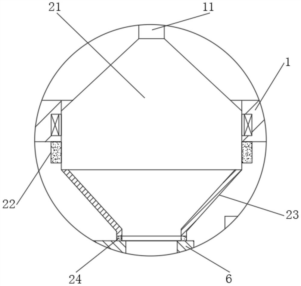 Dust recovery device and processing equipment comprising same