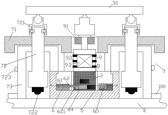 An adjustable equipment support platform mechanism