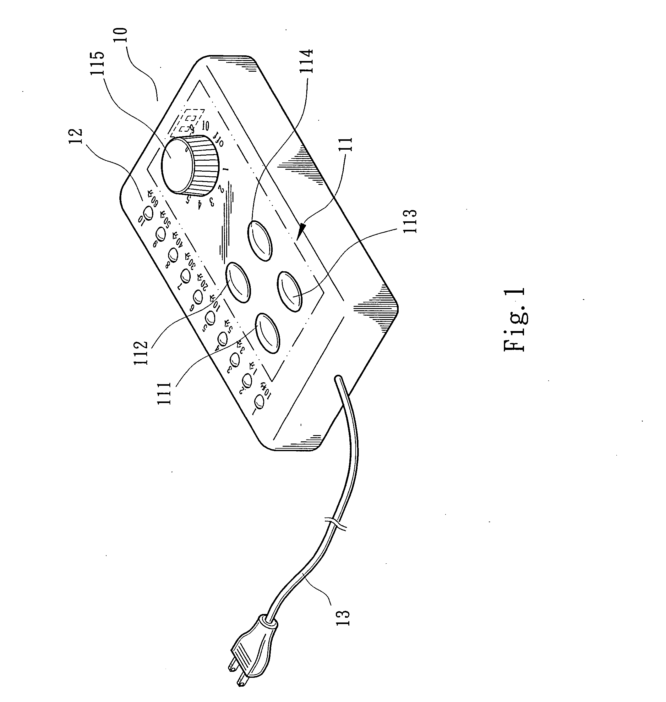 Dimming adjusting/controlling device of an illuminator