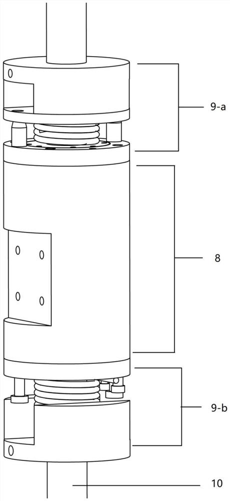 Novel vertical rod device capable of achieving rotary reset and multi-layer storage and application of novel vertical rod device