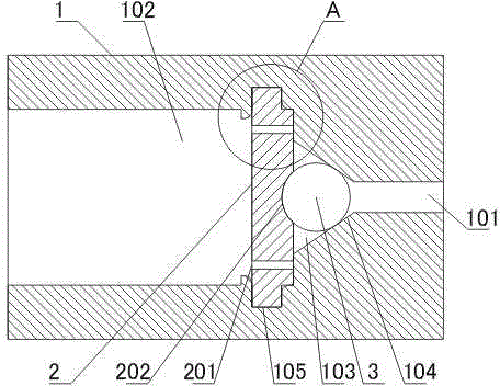 Mini-type pressure reduction pipe