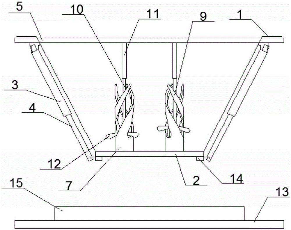 Anti-blocking switch gear of discharge bin