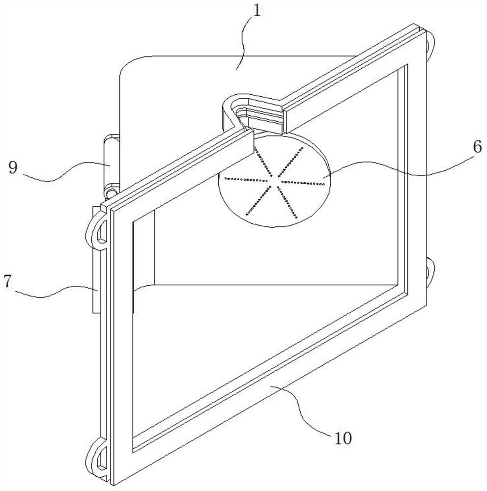 Intelligent mask capable of realizing efficient detection of PM2.5