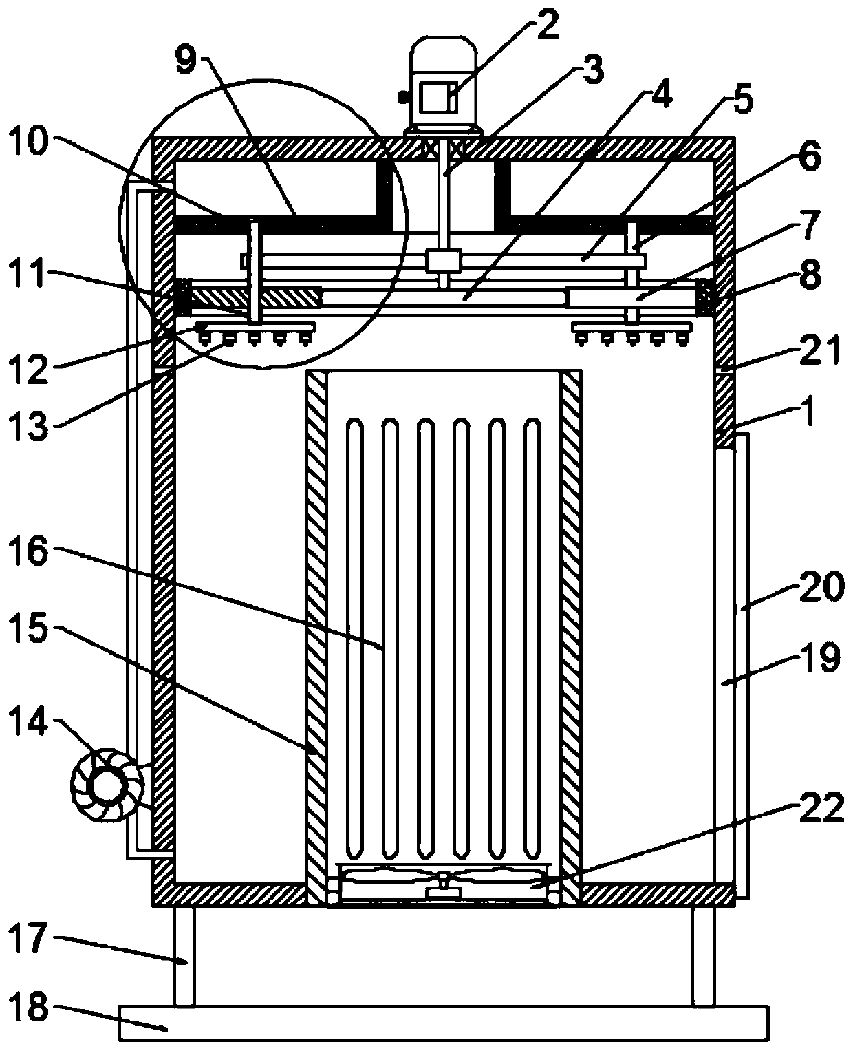 Environmental-friendly electric dust removal equipment for construction site