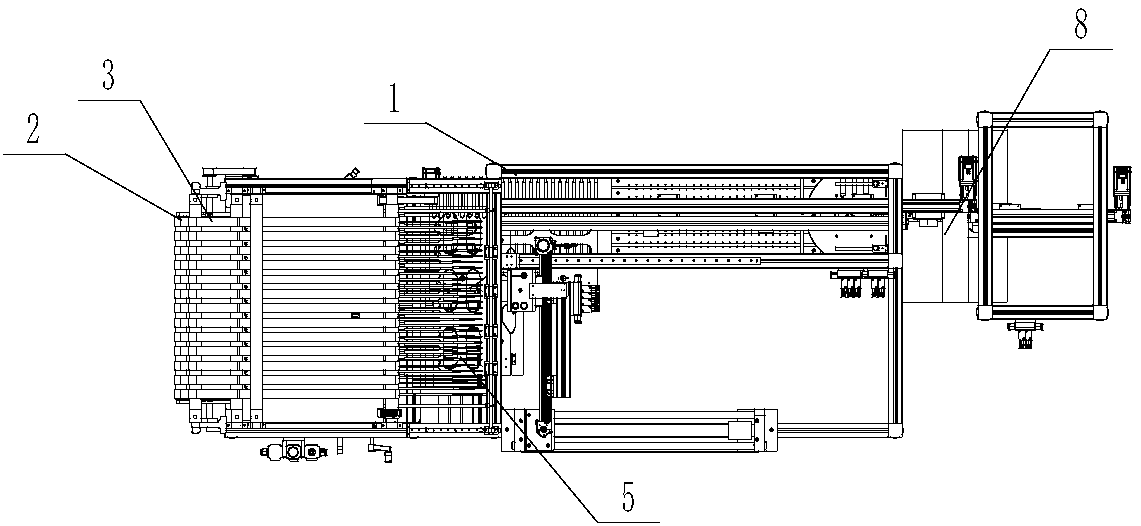 High-speed intelligent plastic bag arranging and bundling mechanism