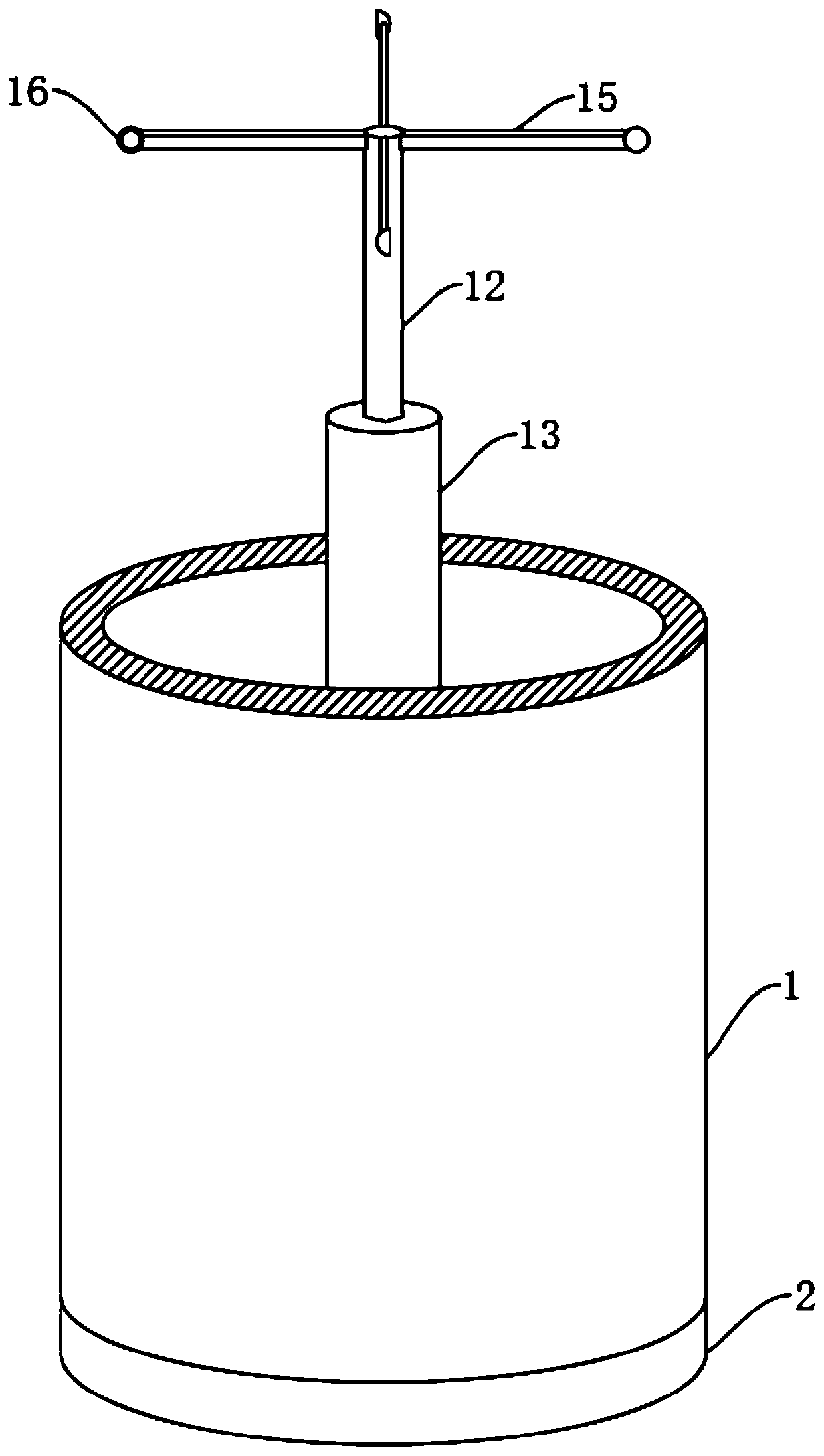 Windproof flowerpot