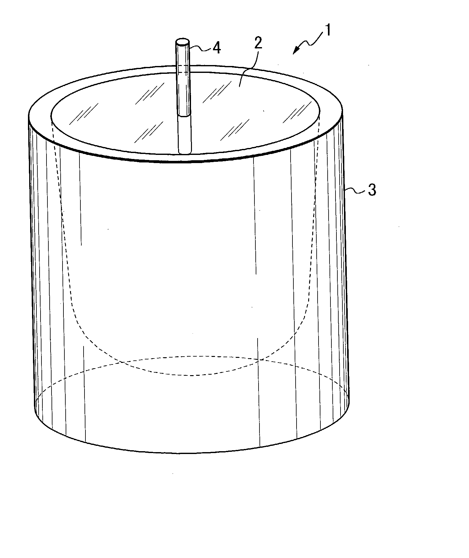 Transparent candle