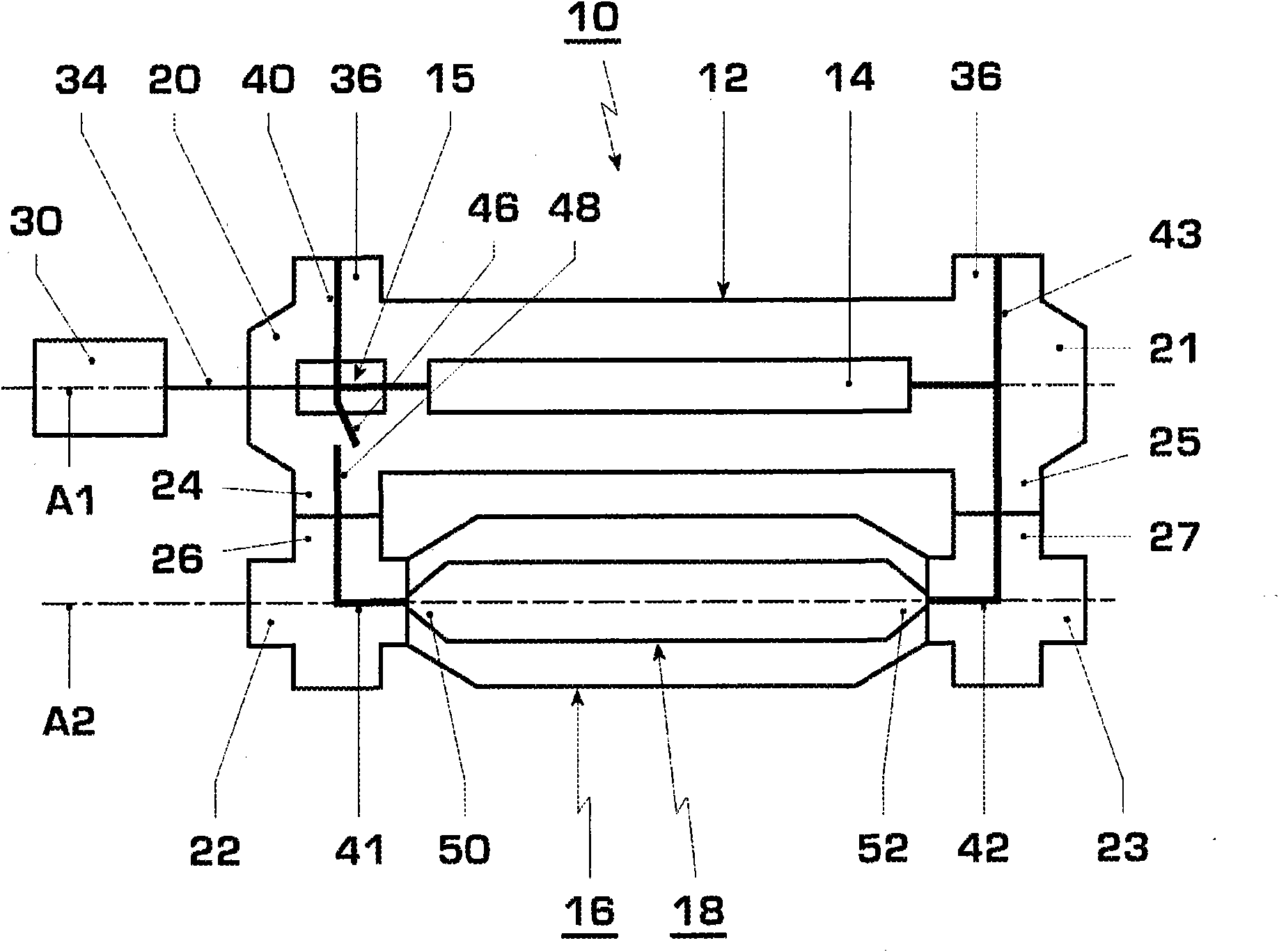 High-voltage power switch having a switch for engaging a starting resistor