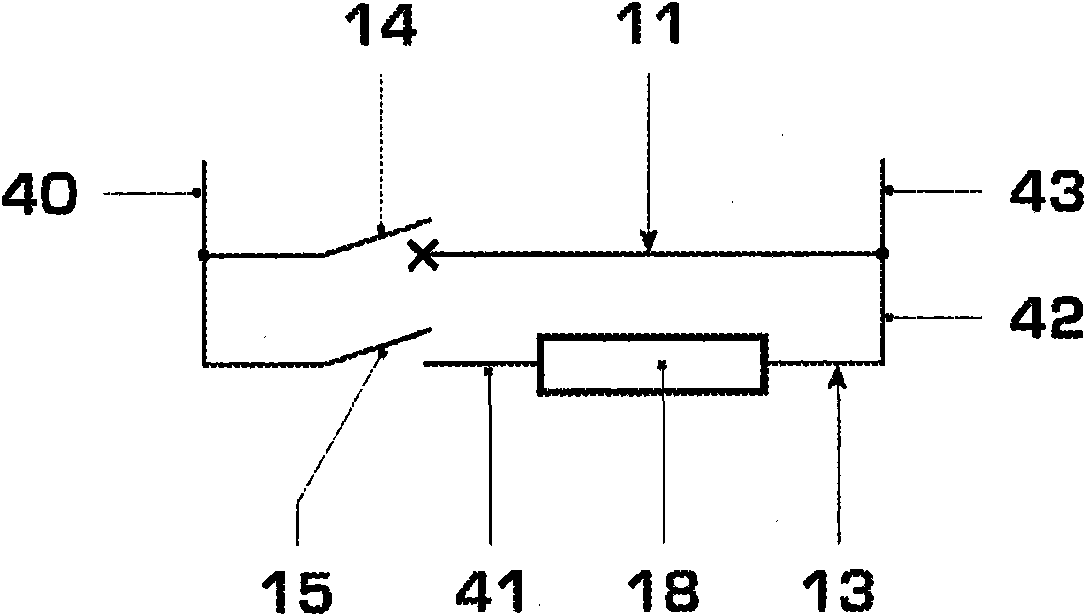 High-voltage power switch having a switch for engaging a starting resistor