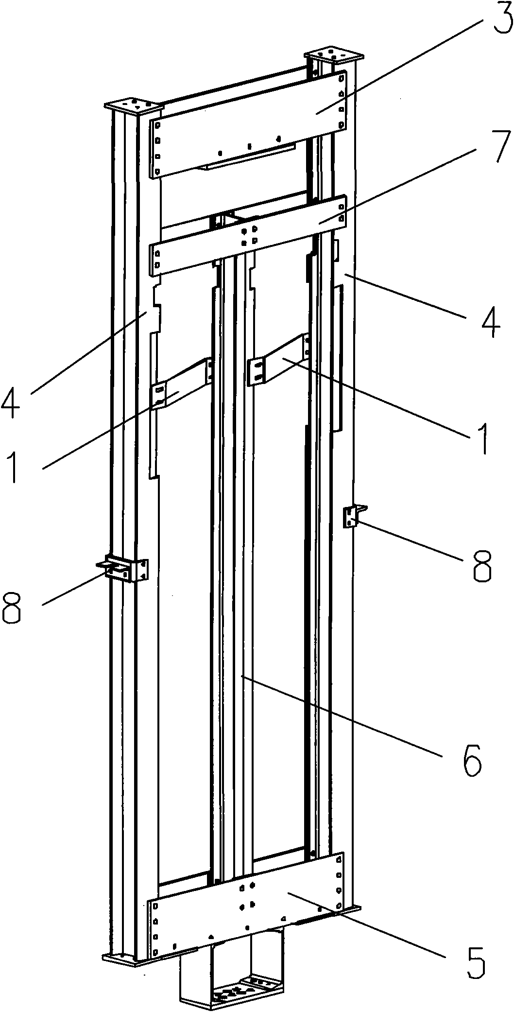 Counterweight device for elevator