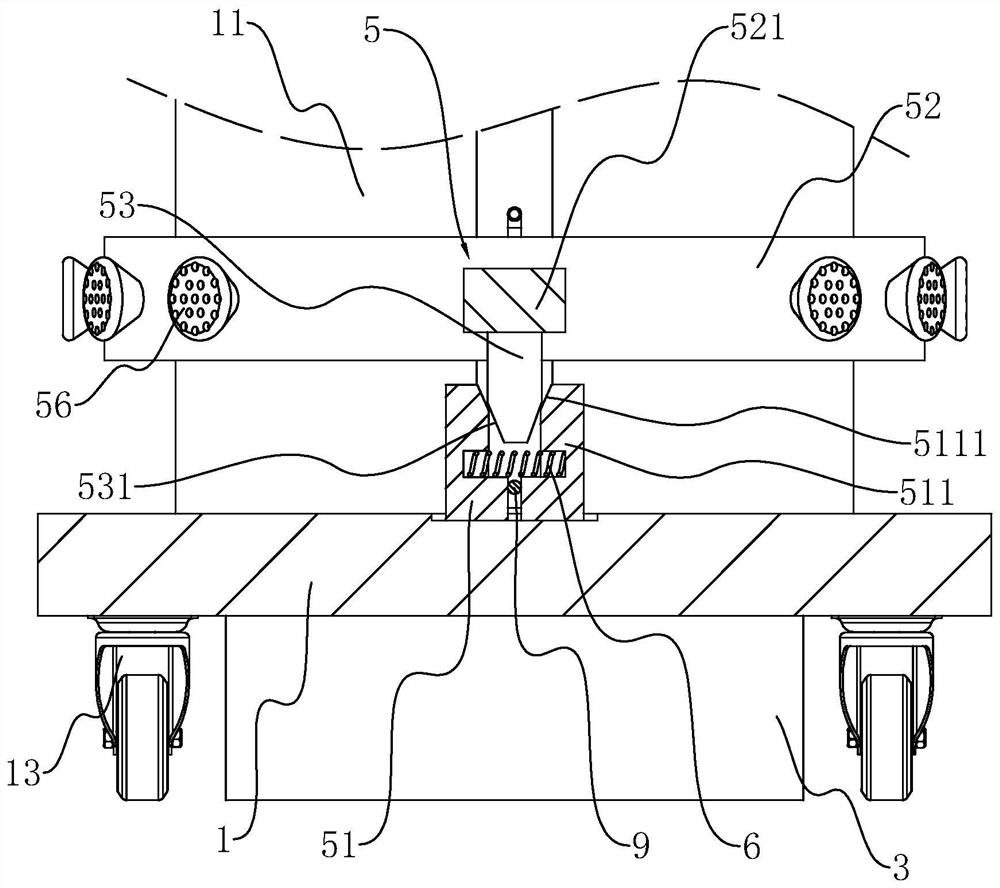 Green environmental protection road construction device and construction method thereof