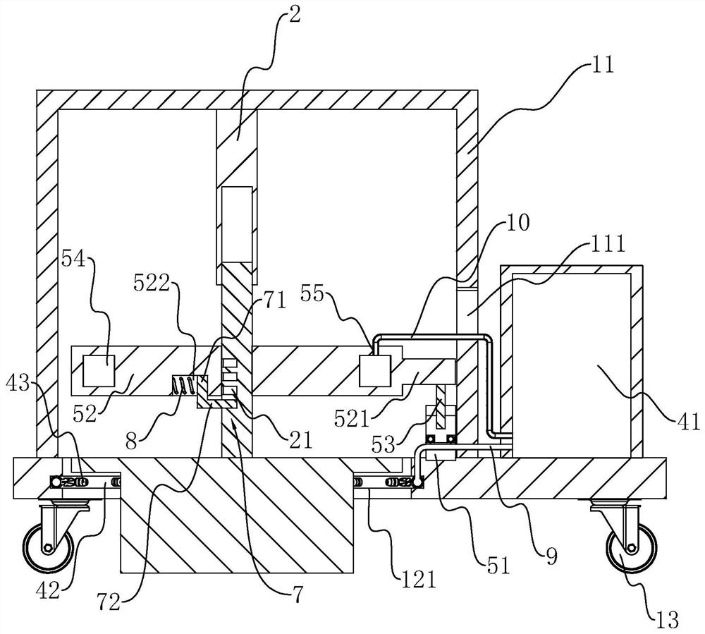 Green environmental protection road construction device and construction method thereof