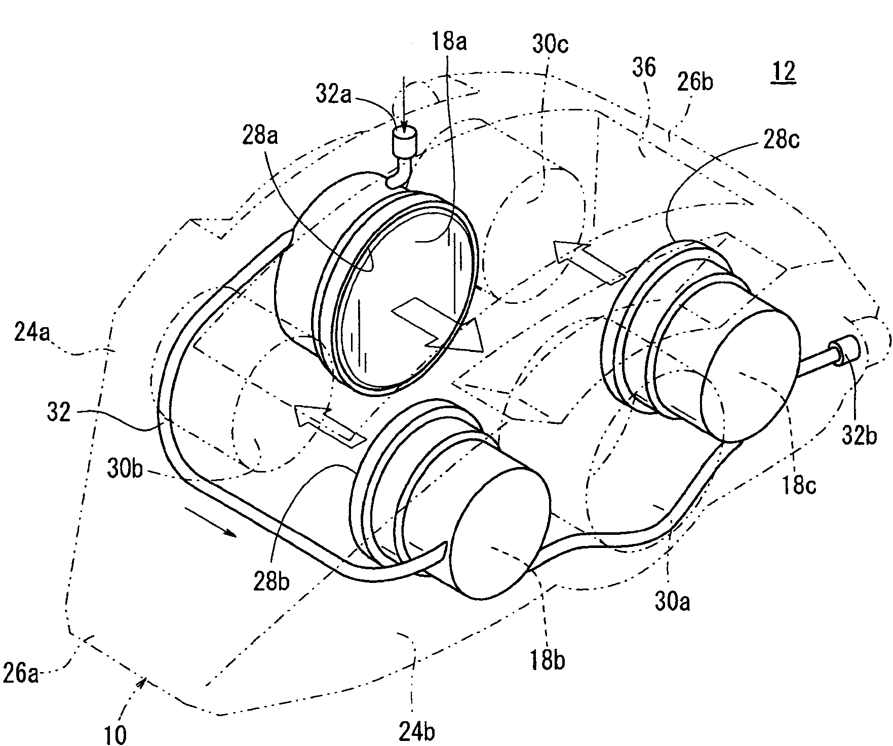 Opposite plug type pliers