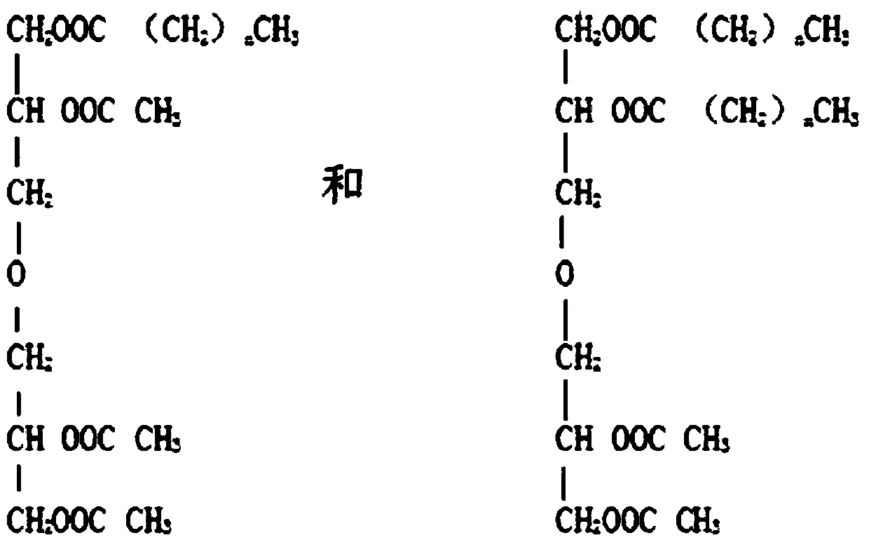 Polyglycerol fatty acid ester plasticizer and preparation method thereof