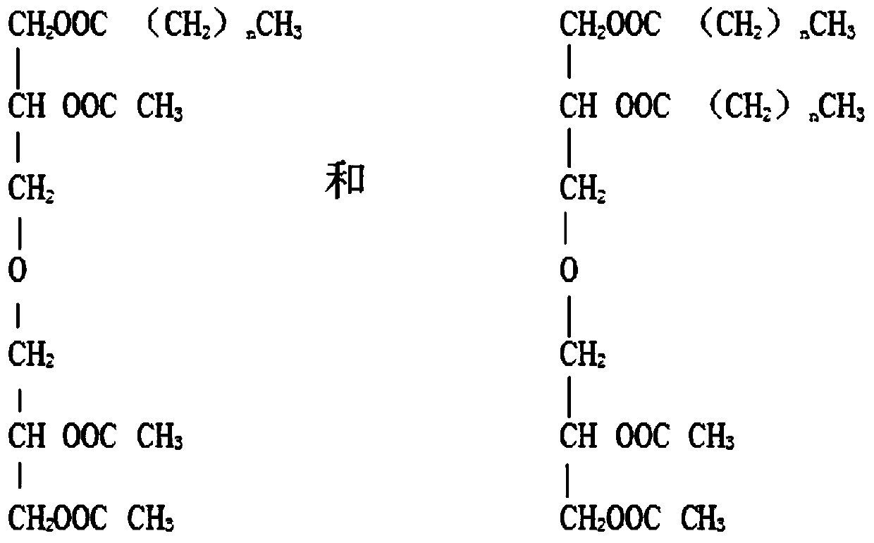 Polyglycerol fatty acid ester plasticizer and preparation method thereof