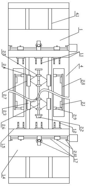 Tower crane boom welding device