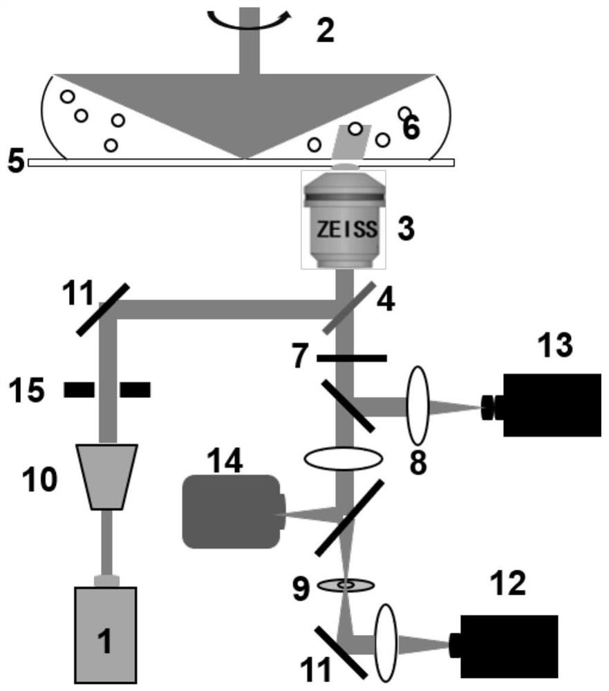 A Method for Acquiring Microscopic Motion Information Under Shear Field Using Fluorescence Wide-field Imaging