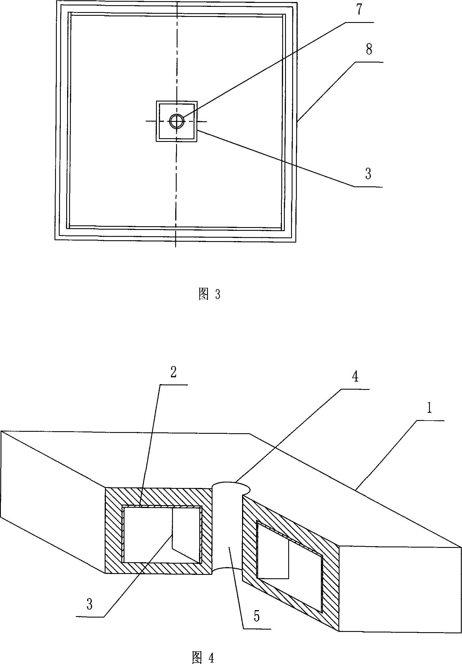 Thin-wall box for cast-in-situ concrete filling and its manufacturing method and die for manufacturing the same