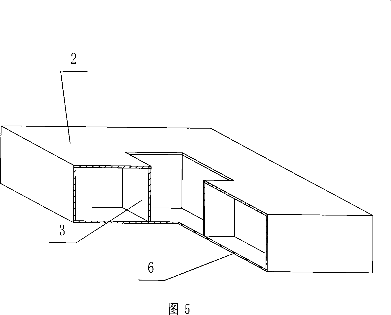 Thin-wall box for cast-in-situ concrete filling and its manufacturing method and die for manufacturing the same