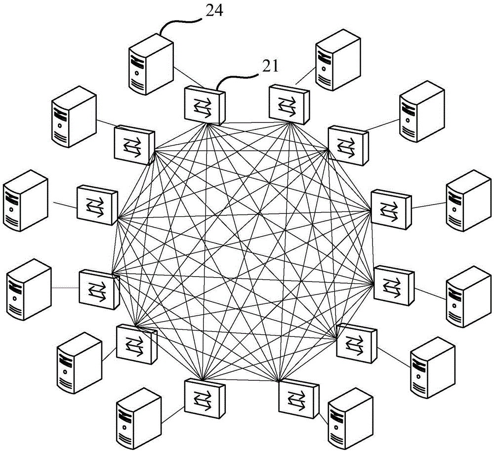 Data center network system and signal transmission system