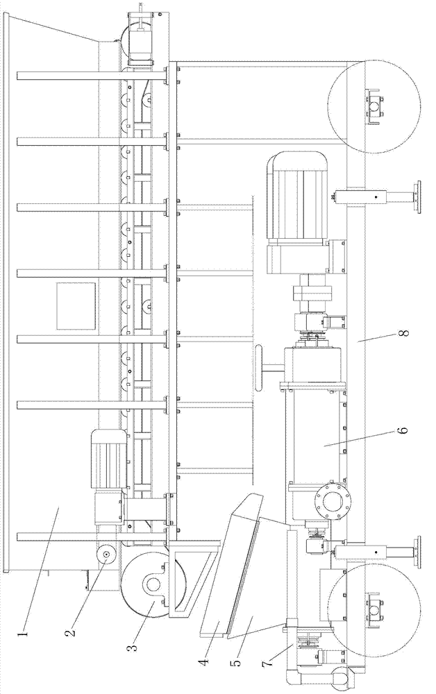 Mud pump damming integrated machine