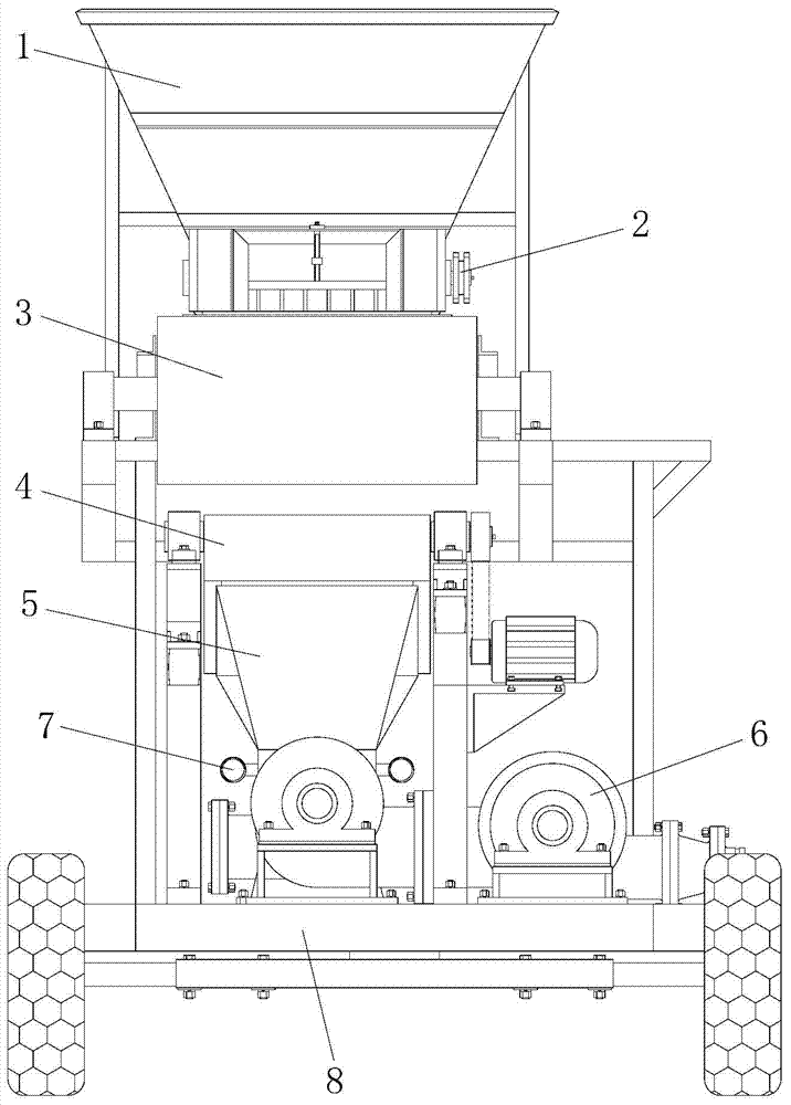 Mud pump damming integrated machine