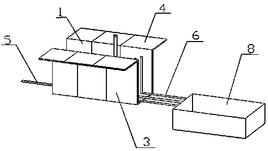 Assembled polyurethane water-landscape ecological self-circulation system for sponge city