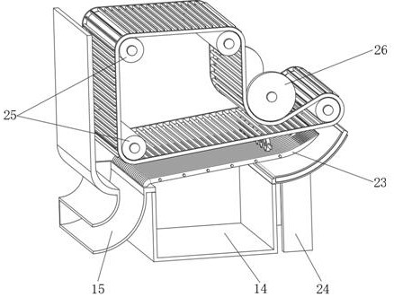 High-efficiency shot blasting and derusting device for machining steel structure