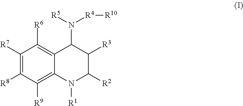 Tetrahydroquinoline derivatives and a process for preparing the same