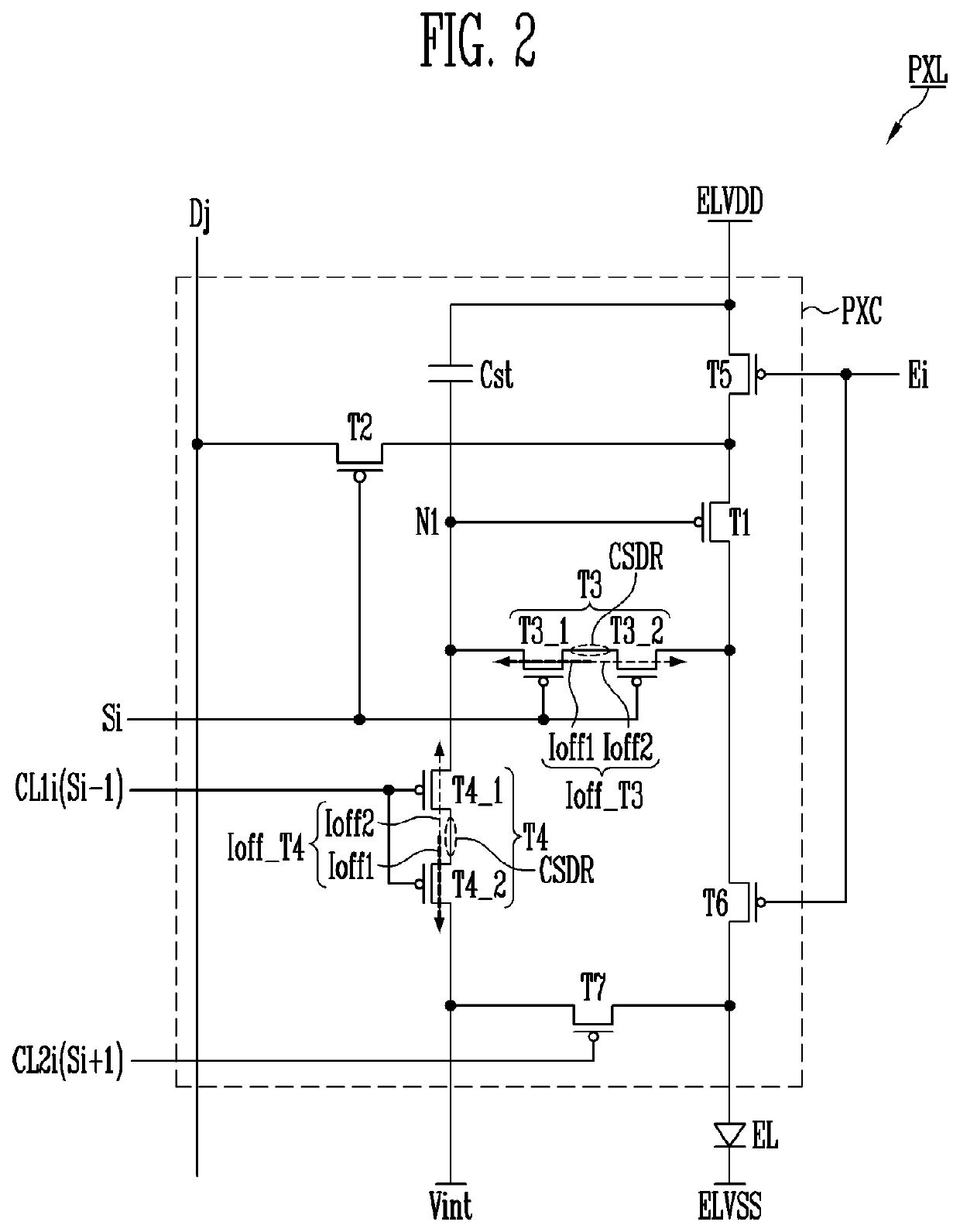 Pixel and display device having the same